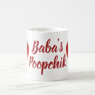 Das Poopchik des Kuchens u. Herz-ukrainische Tasse