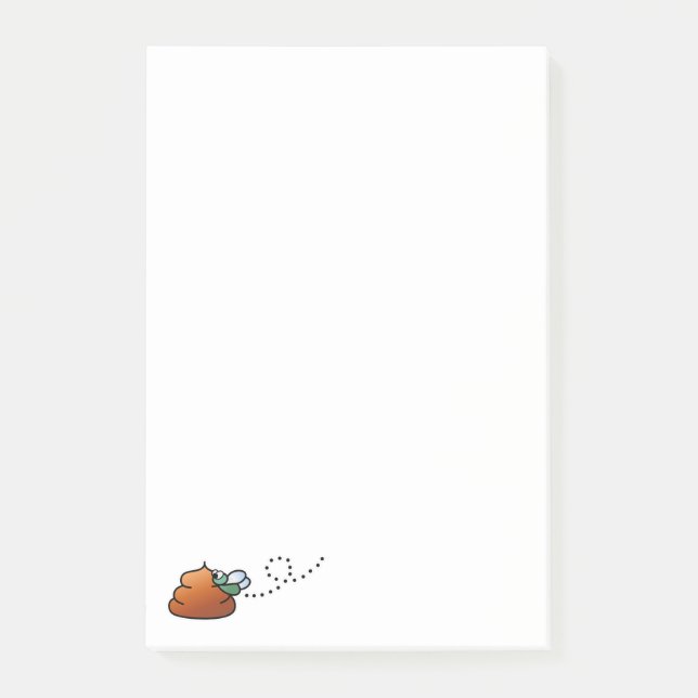 Das PooPoo Post-it Klebezettel (Vorderseite)