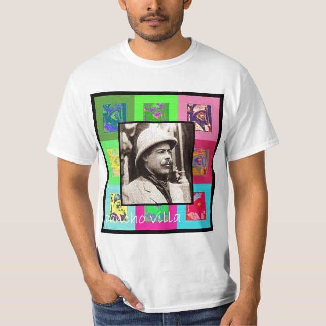 Das Pop-Kunst Pancho Landhaus T-Shirt (Vorderseite)
