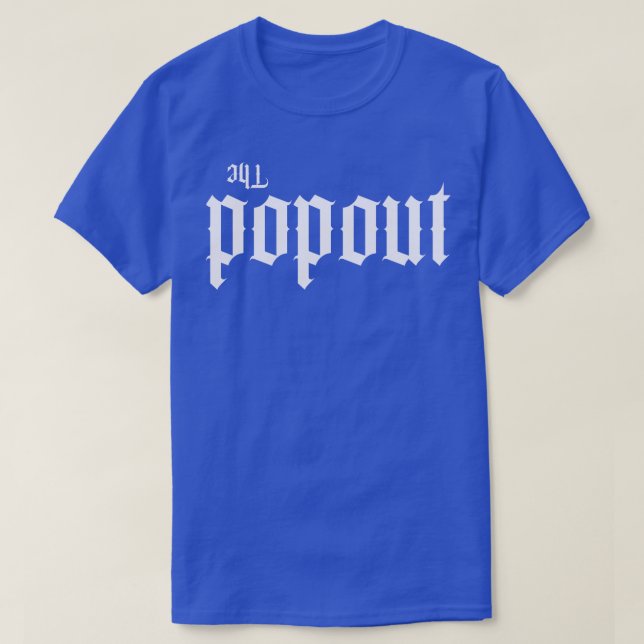 Das popout-TShirt T-Shirt (Design vorne)