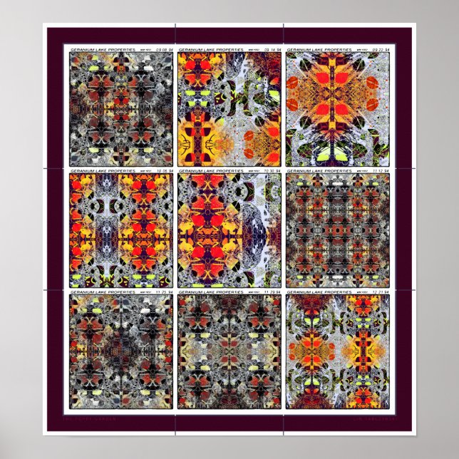 Das Poppy Garden Poster (Vorne)