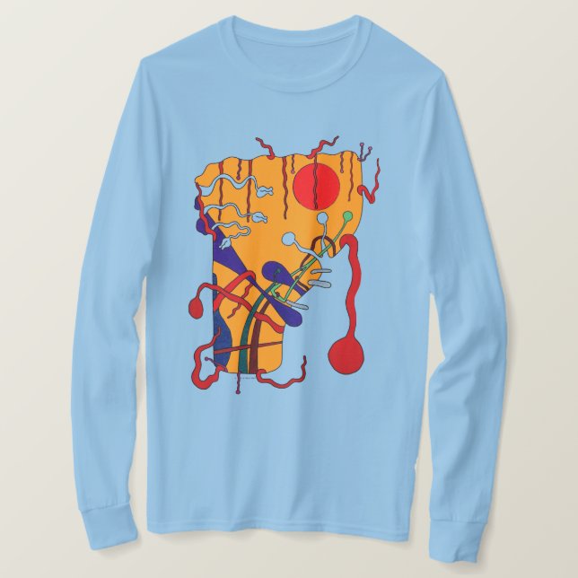 Das Portal - Eine tragbare Kunst T-Shirt (Design vorne)