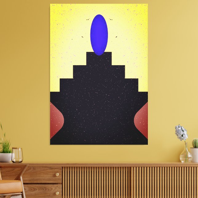 Das Portal  Leinwanddruck (Insitu (Wohnzimmer))