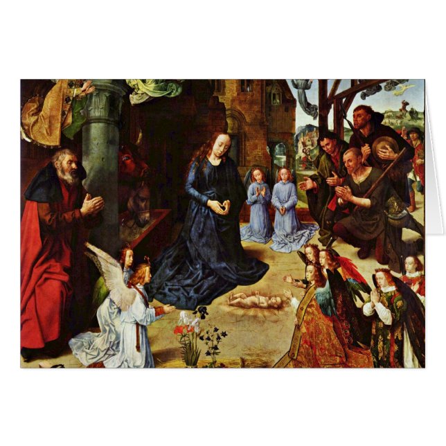 Das Portinari Tryptich (mittlere Platte) geht (Vorderseite (Horizontal))