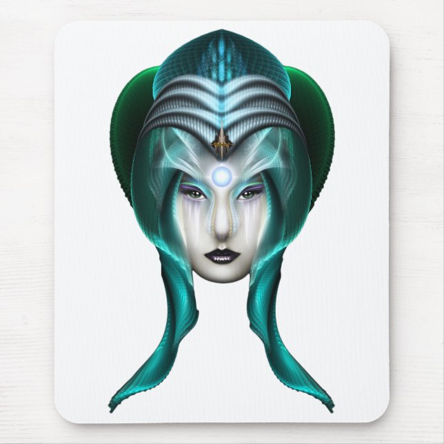 Das Portrait Cyiria ISO Black Mousepad (Vorne)