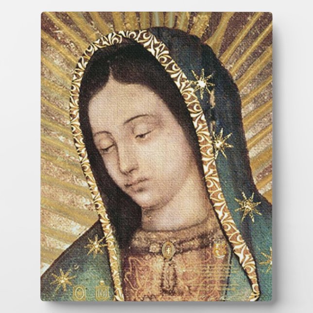 Das Portrait der Frau von Guadalupe Fotoplatte (Vorderseite)