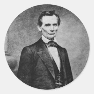 Das Portrait der Gewerkschaft Lincoln Cooper ~ 186 Runder Aufkleber