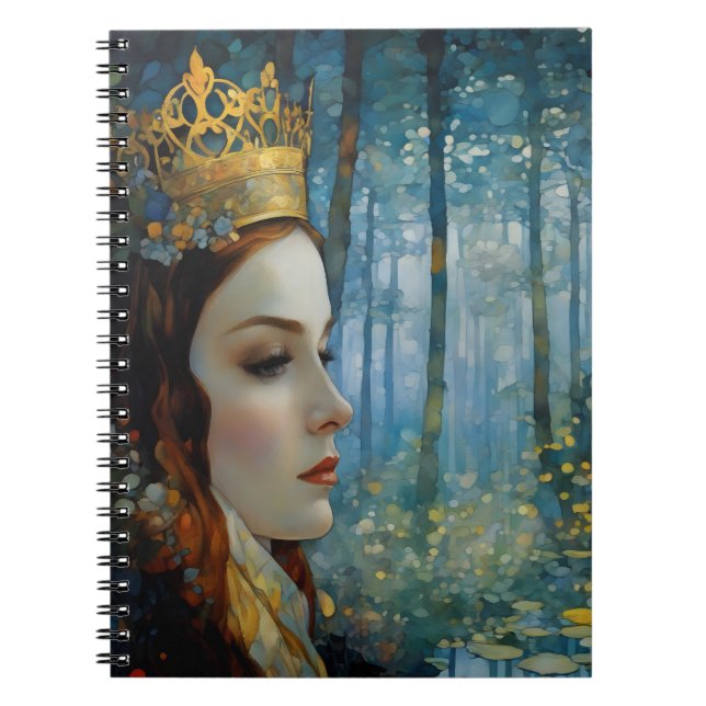 Das Portrait der Königin über das verlorene Herz Notizblock (Vorderseite)