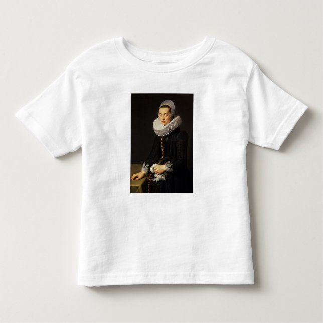Das Portrait einer Lady in einem Schwarzen Kleid Kleinkind T-shirt (Vorderseite)