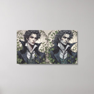 Das Portrait von Dorian Gray Gothic Fine Art Leinwanddruck