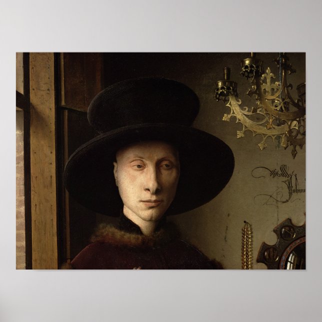 Das Portrait von Giovanni Arnolfini Poster (Vorne)
