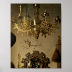 Das Portrait von Giovanni Arnolfini Poster