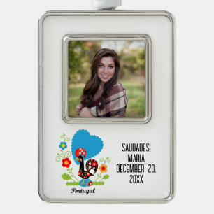 Das portugiesische Programm Rahmen-Ornament Silber