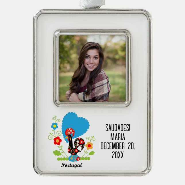 Das portugiesische Programm Rahmen-Ornament Silber (Vorderseite)