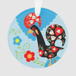 Das portugiesische Rooster-Symbol Ornament