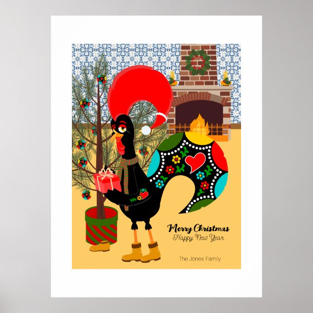 Das portugiesische Rooster und die Freude am Gesch Poster (Vorne)