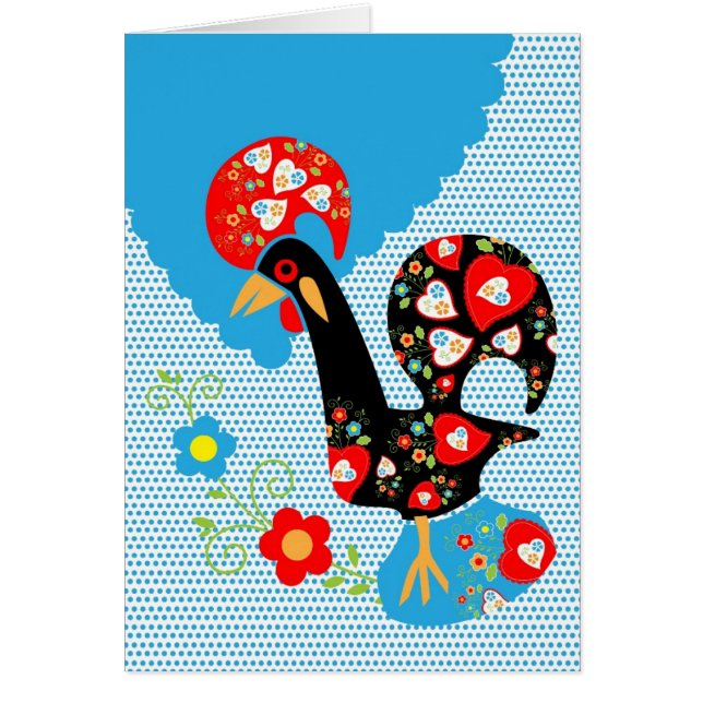 Das portugiesische Rooster von Barcelos (Vorne)