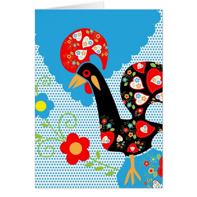 Das portugiesische Rooster von Barcelos Geburtstag (Vorne)