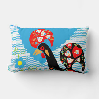 Das portugiesische Rooster von Barcelos Lendenkissen