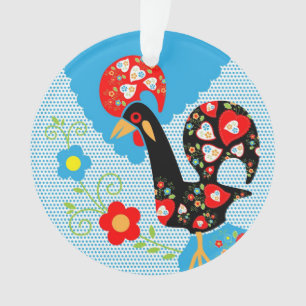 Das portugiesische Rooster von Barcelos Ornament