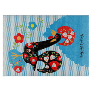 Das portugiesische Rooster von Barcelos Schneidebrett