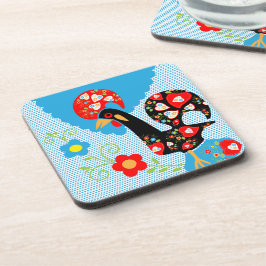 Das portugiesische Rooster von Barcelos Untersetzer