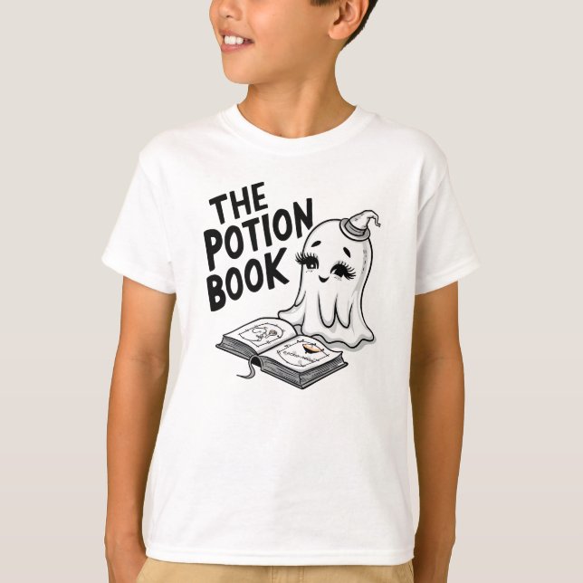 Das Posenbuch zu Halloween T-Shirt (Vorderseite)