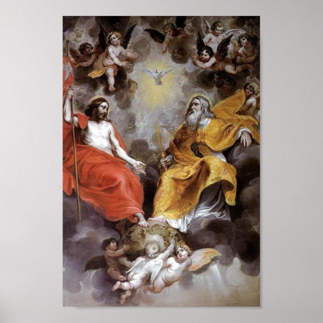 Das Poster der Heiligen Dreifaltigkeit (Vorne)