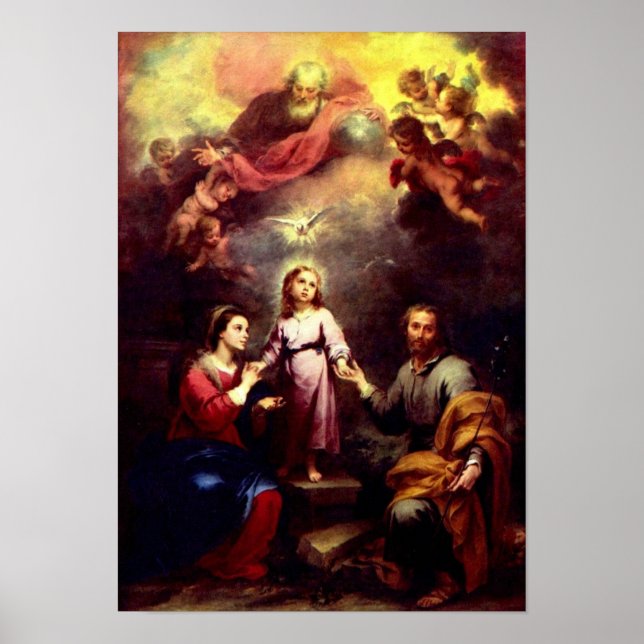 Das Poster der Heiligen Dreifaltigkeit (Vorne)