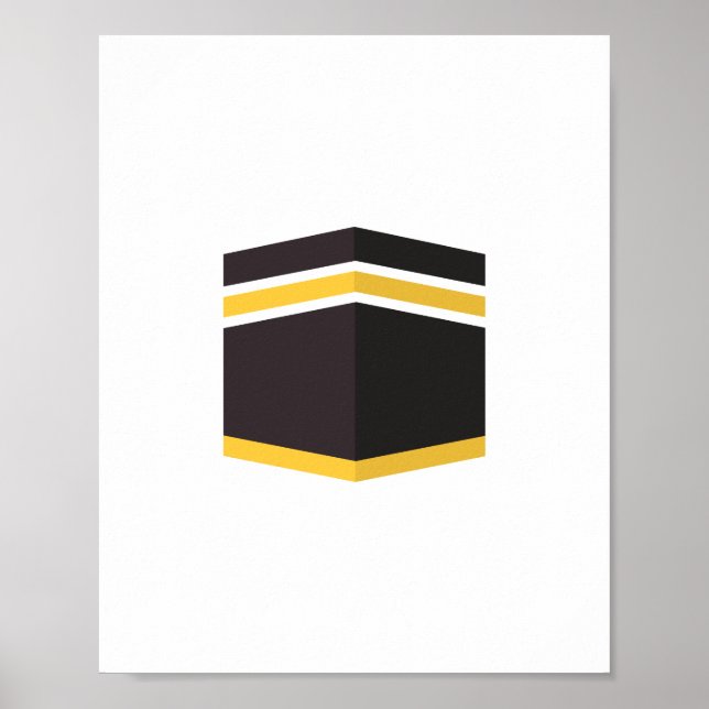 Das Poster der heiligen Kaaba-Printwerbung (Vorne)