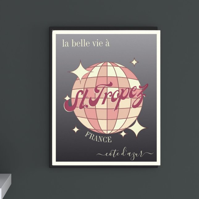 Das Poster der Mauer von Saint-Tropez (Von Creator hochgeladen)