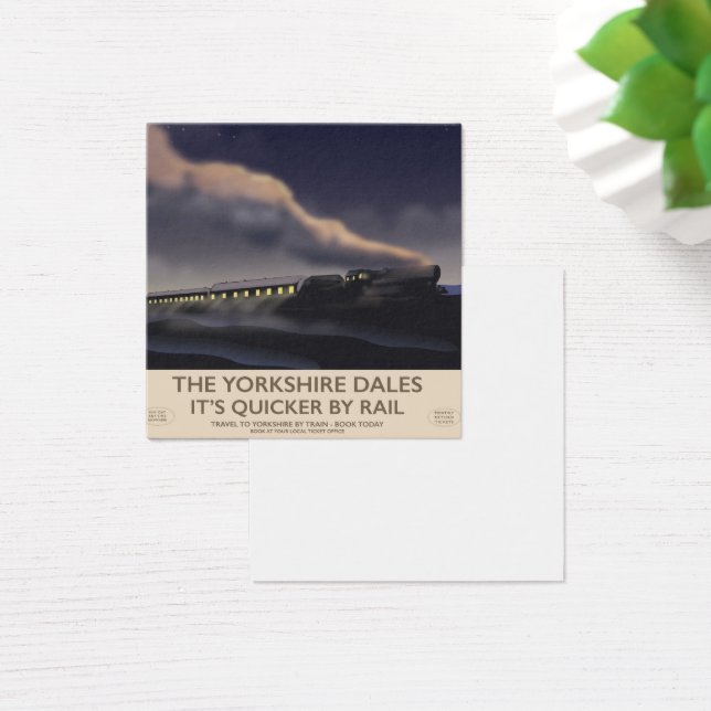 Das Poster der Yorkshire Dales Railway (Schreibtisch)