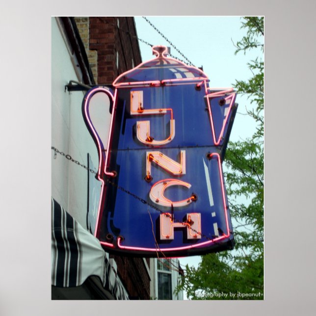 Das Poster des Kaffeekopfes (Vorne)