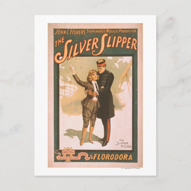 Das Poster des Silver Slipper Musical Theaters #1 Postkarte (Vorderseite)