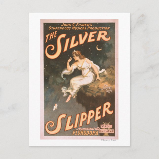 Das Poster des Silver Slipper Musical Theaters #2 Postkarte (Vorderseite)