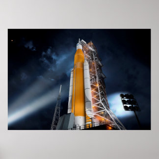 Das Poster des Weltraumbahnsystems der NASA