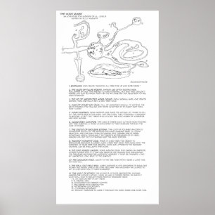 Das Poster des Wortes Mines