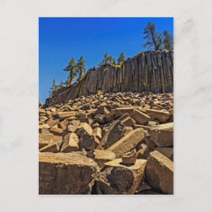Das postpile Nationaldenkmal des Teufels Postkarte