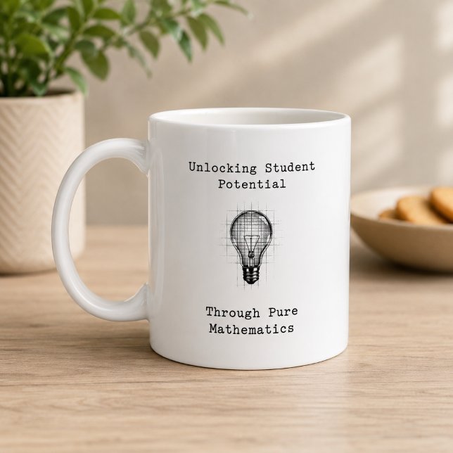 Das Potenzial von Schülern durch Mathematik freise Kaffeetasse (Von Creator hochgeladen)