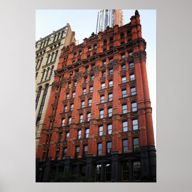 Das Potter-Gebäude, New York City, Mittel Poster (Vorne)