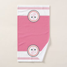 Das Powderzimmer (pink) Handtuch