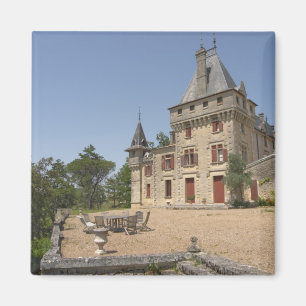 Das prächtige Chateau de Pressac und der Garten Magnet