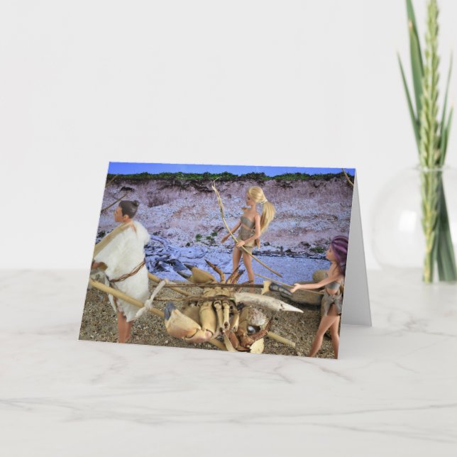 Das prähistorische Leben. Karte (Vorderseite)