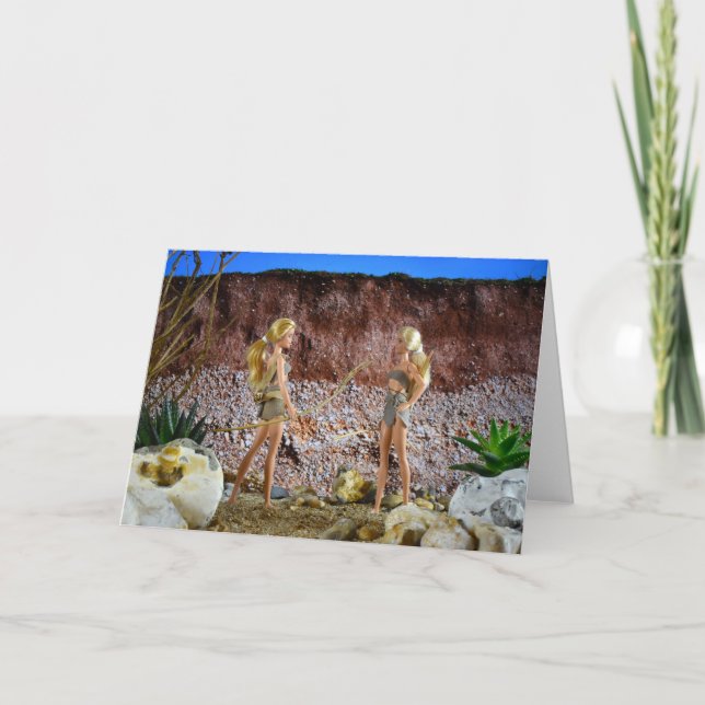 Das prähistorische Leben. Karte (Vorderseite)