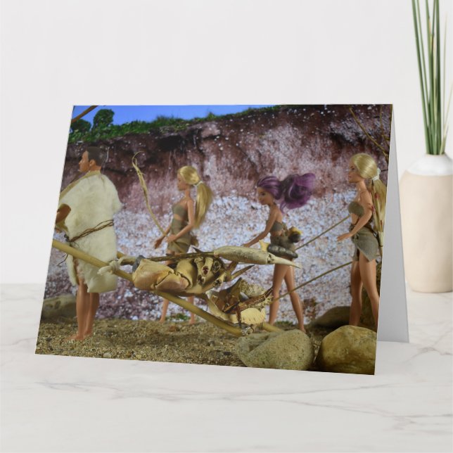 Das prähistorische Leben. Karte (Vorderseite)