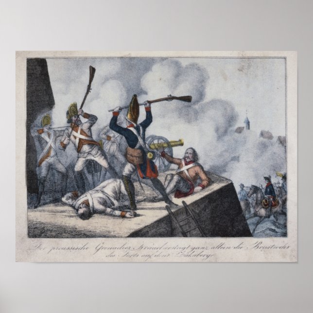 Das preußische Grenadier Poster (Vorne)