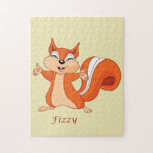 Das Prickelnde Spielende Eichhörnchen Puzzle