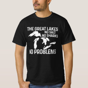 Das Problem der Großen Seen ohne Salz und Haie im T-Shirt