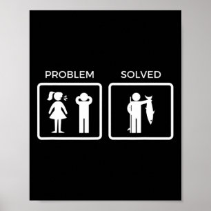 Das Problem der Sonne löste den Fischfang Poster