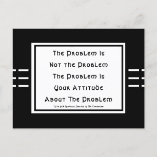 DAS PROBLEM IST NICHT DAS PROBLEM, Cpt.Jack Sparro Postkarte